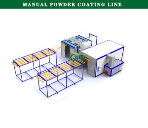 Aluminum profile powder coating plant1