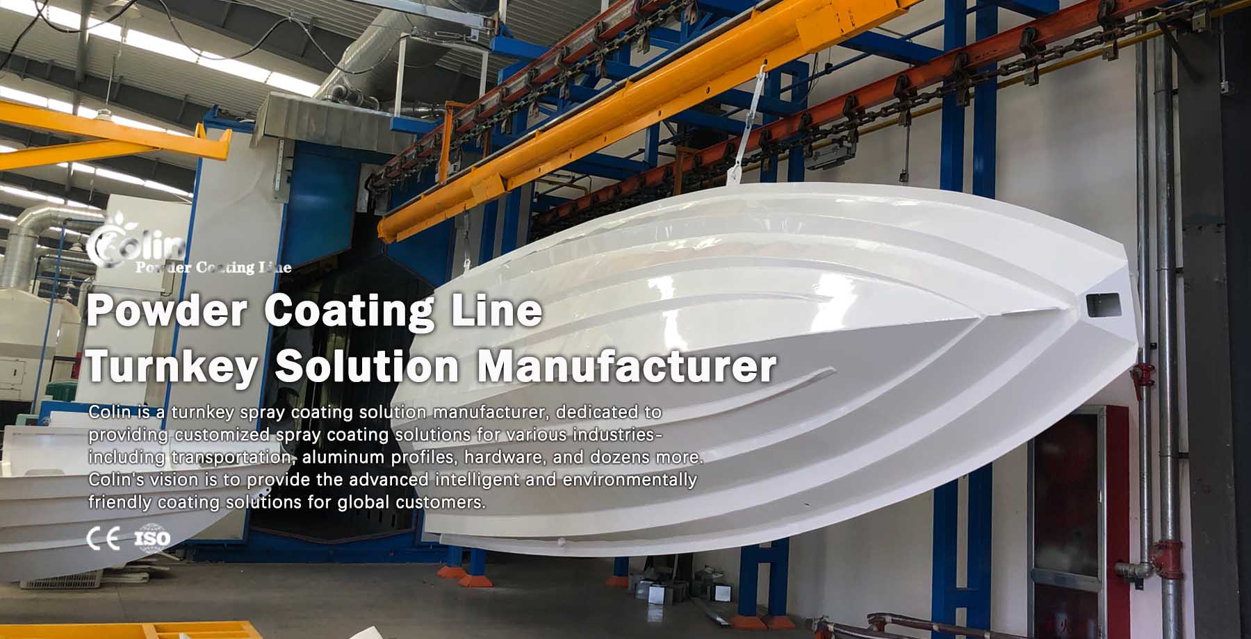 aluminium powder coating line